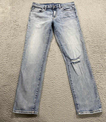 Outerknown S.E.A. Jeans Mens 33x32 Blue Ambassador Slim Straight Denim