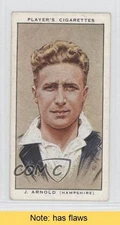 1934 Player's Cricketers Tobacco John Arnold #2 READ 0a1