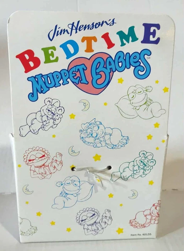 De colección 1989 Jim Henson Muppets hora de dormir Muppet bebés animal caja original raro Foto 2 de 4