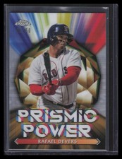2021 Topps Chrome Prismic Power Gold Refractor pp12 Rafael Devers 9/50