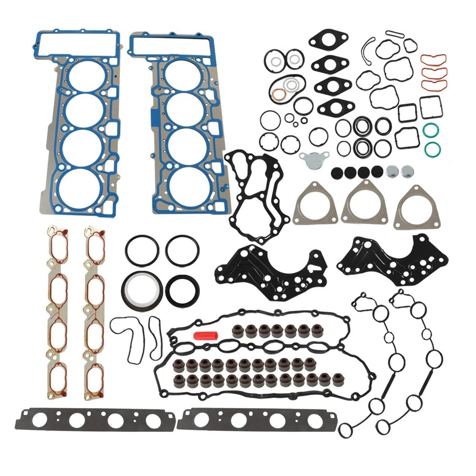 Engine Overhaul Rebuilding Gasket Seals Kit For 2006-2012 Audi A8 Quattro 4.2L - Image 2 of 4