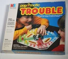 Milton Bradley Trouble Board Game 1986 Kids Vintage Pop-O-Matic Retro Kids Nice