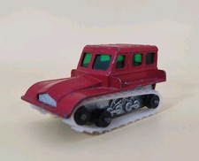 Matchbox Series No 35 Red Snow Trac, Lesney, England, w/ Reproduction tracks