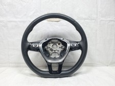2015-2021 Volkswagen Golf Steering Wheel Leather Black Oem 5gm419091 2015-2021 Volkswagen Golf Steering Wheel Leather Black Oem 5gm419091
