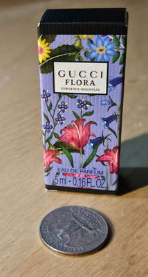 Gucci Flora Gorgeous Magnolia Eau De Parfum 0.16oz/5ml Mini Splash