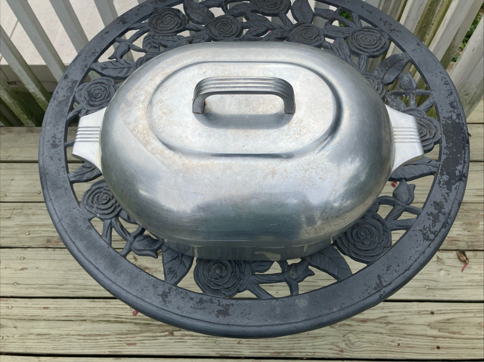 Wagner Ware Sidney 0 Magnalite 4265-P Roaster with Trivet