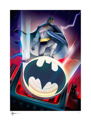 Batman The Anime Series - Sideshow Poster Druck Art Print