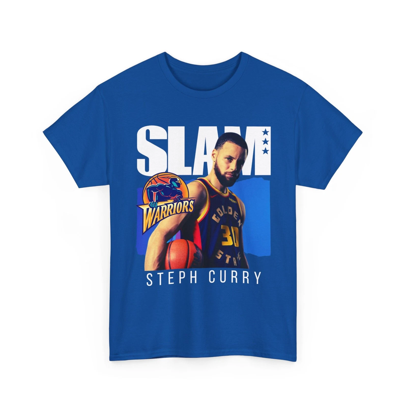 Stephen Curry GSW Slam Cover T-Shirt