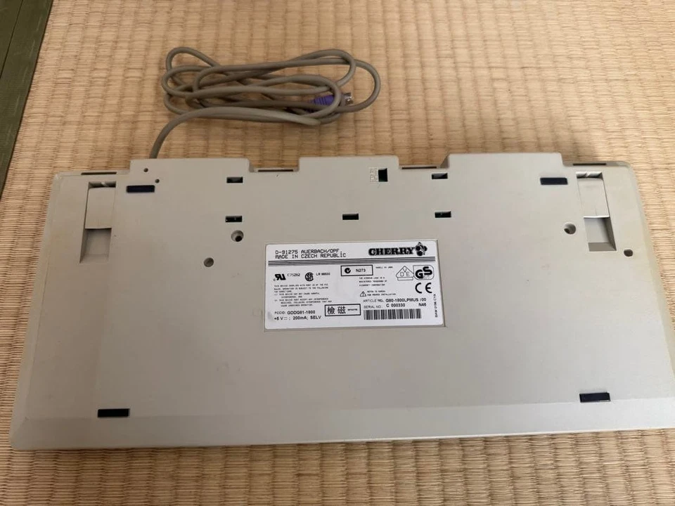 CHERRY G80-3000 Mechanical Keyboard Untested Vintage Full Size Classic For Parts - image 3 of 4