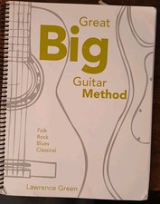 Lawrence Green Great Big Guitar Method 2019 Folk Rock Classical Music Book VGC 