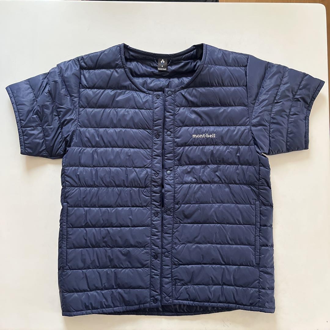 Mont-Bell Navy Short Sleeve Down Jacket | eBay