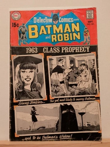 Detective Comics #391 (DC Comics September 1969) Vintage Batman And Robin