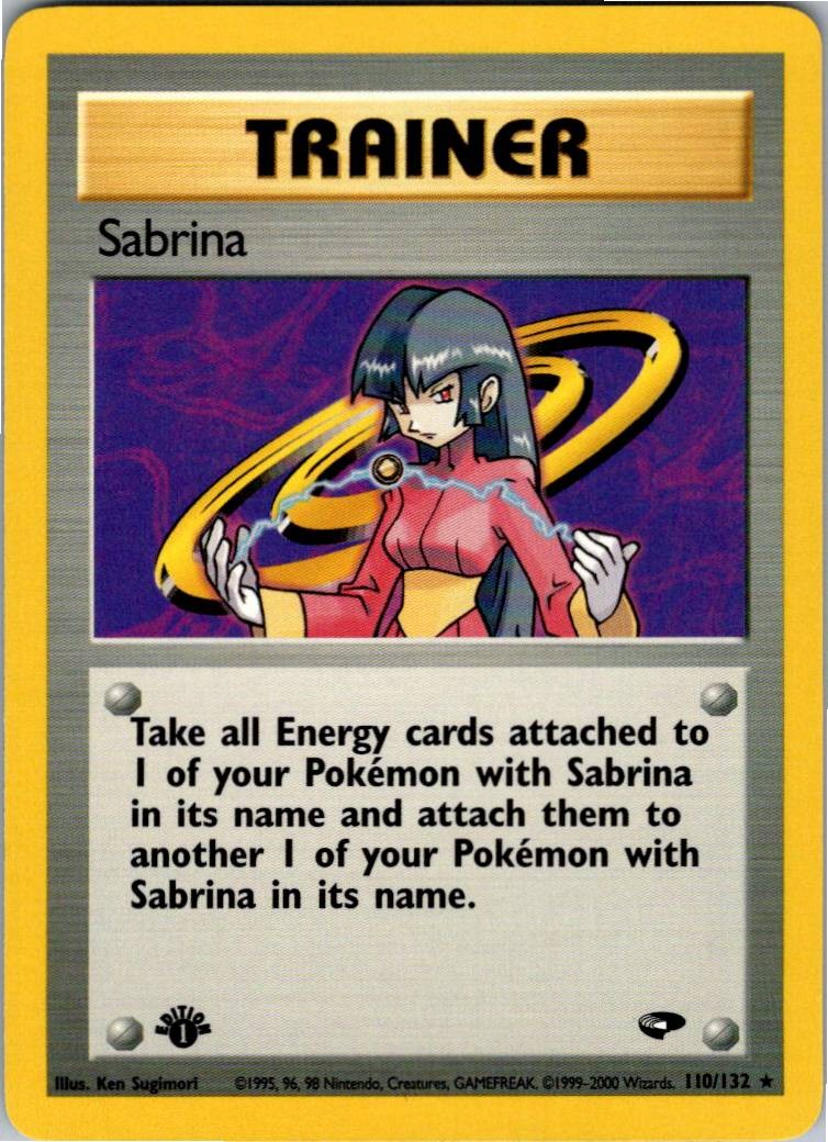 Sabrina (110) Rare Gym Challenge 110/132 NM 1st Edition
