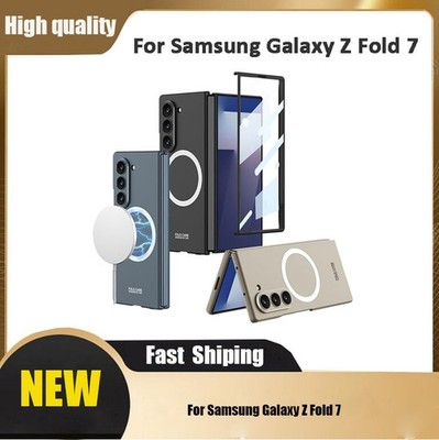 Magnetic Case for Samsung Galaxy Z Fold 7 Shockproof with Screen Protector SDE