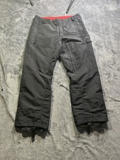 Spyder Ski Snowboard Pants Mens Large Black Team Venom Insulated Vented Gaiters