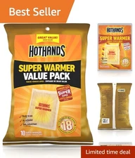 Long Lasting Odorless Air Activated Warmers - 10 Super Warmers for Extreme Cold