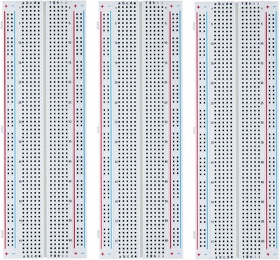 Breadboard 830 Kontakte für Arduino Steckbrett Prototyp Platine lötfrei 12x25 cm