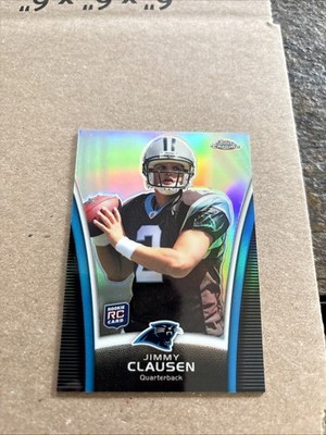 2010 Topps Chrome #TMB-2 Jimmy Clausen Rookie Refractor Carolina Panthers