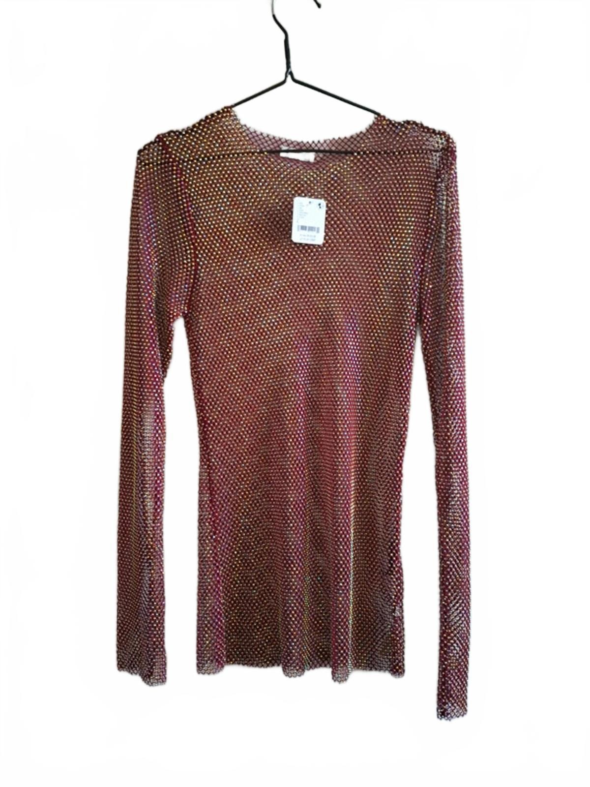 Free people shimmer glitter ball top small - NWT RRP £128
