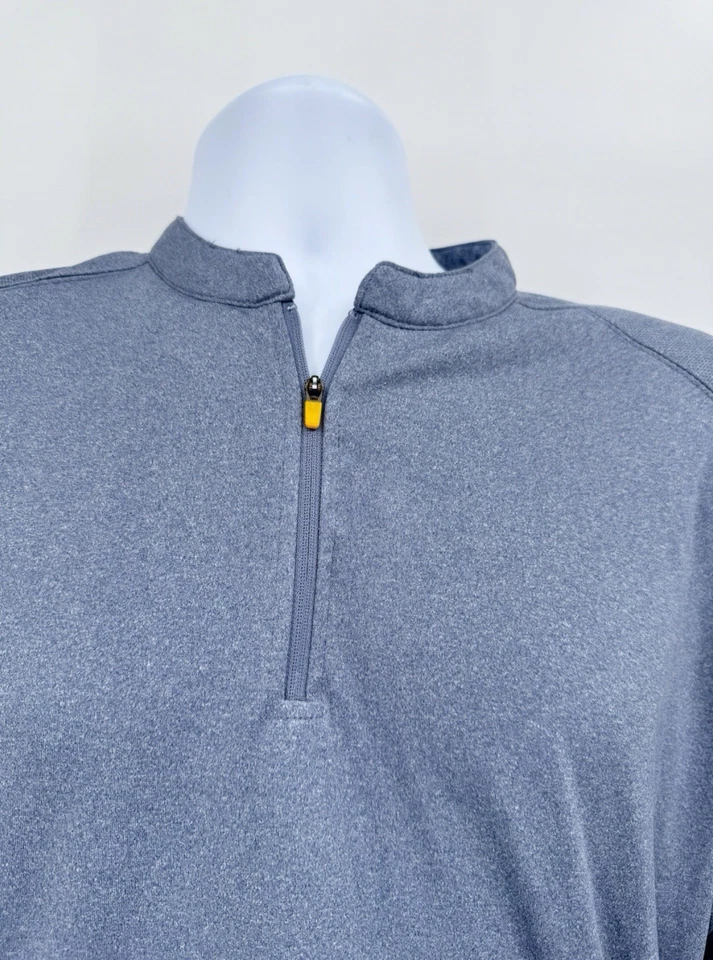 McDonalds Apparel Collection Hombre Uniforme Grande Cremallera Elastizada Camisa Gris Sólido Foto 4 de 4