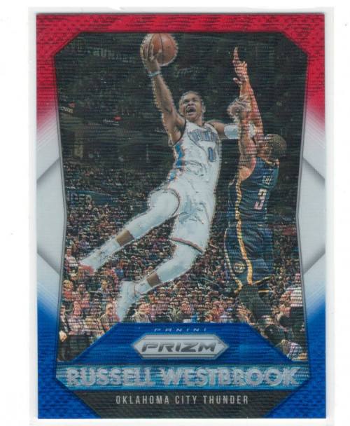 2015-16 Panini Prizm Prizms Red White Blue #106 Russell Westbrook - NM-MT