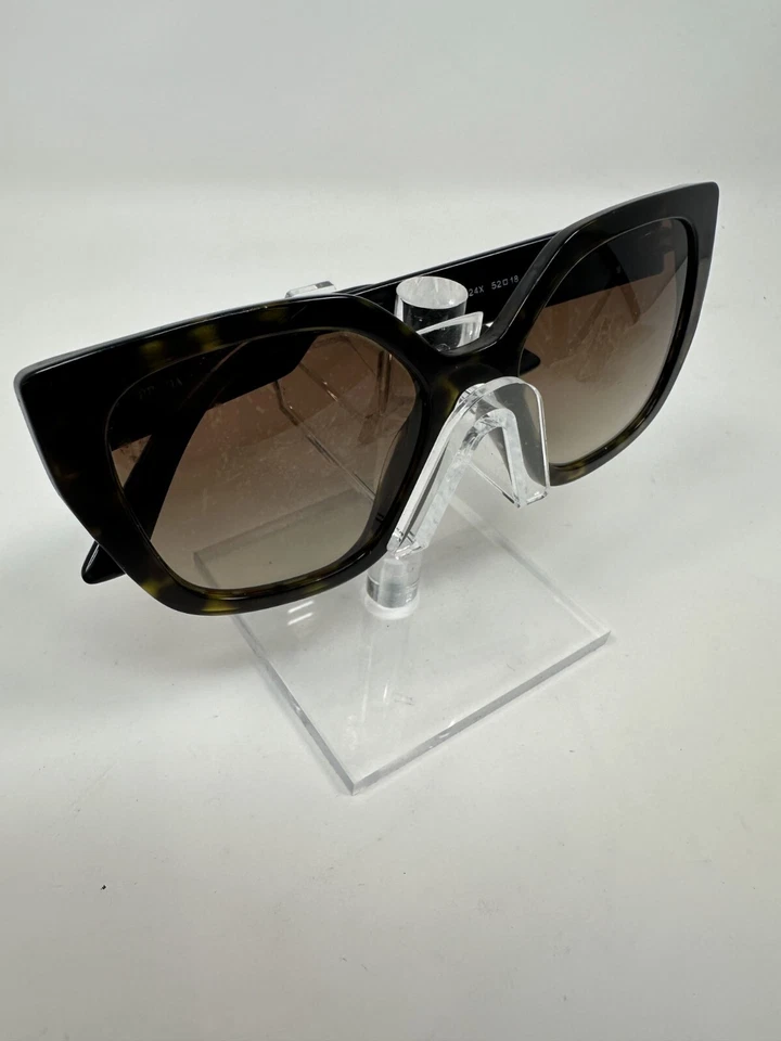 Gafas de sol polarizadas Prada SPR 24X 2AV-651 unisex marrón tortuga borde completo 140 mm Foto 3 de 4