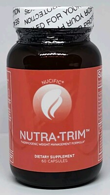 NUCIFIC Nutra Trim Thermogenic Weight Management Supplement 60 Capsules