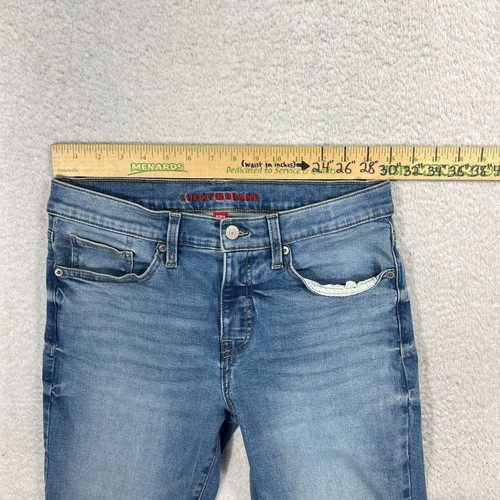 Pantalones de mezclilla ajustados al tobillo Lucky Brand AVA para mujer 8/29 (30x26) azul tiro medio - Imagen 4 de 11