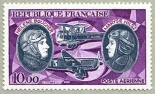 Timbre Poste Aérienne PA47 Neuf** - Hélène Boucher & Maryse Hilsz - 1972