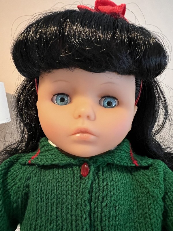 Vintage Lissi Batz 18” Doll, Cloth Body, Vinyl Limbs & Head, West Germany