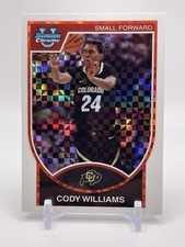 2023 Bowman Chrome U Cody Williams Xfractor 2007 Bowman Colorado Buffaloes