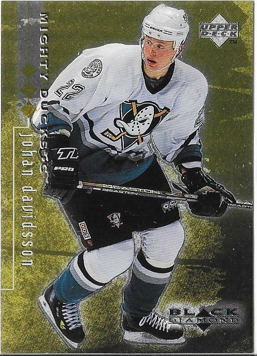1998-99 Black Diamond JOHAN DAVIDSSON Triple Diamond parallel card #3