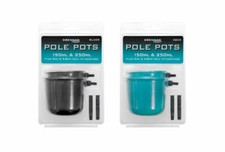 Drennan Pole Pots - Black Or Aqua - NEW Coarse Fishing Pole Pot Kit