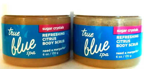 Bath Body Works TRUE BLUE SPA Margarita gommage corporel rafraîchissant aux agrumes 6 oz NEUF x2 - Photo 1 sur 5
