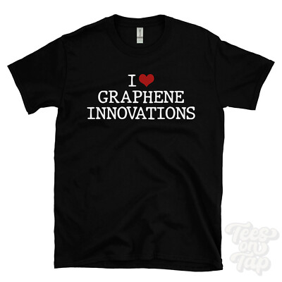 I LOVE GRAPHENE INNOVATIONS T-SHIRT Herz Nanotechnologie Materialien Wissenschaft Technik
