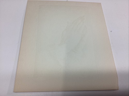 ART PAPER ETCHING PHOTOGRAVTURE ALBRECHT DURER COLOR PRAYING HANDS PRAY VINTAGE - Picture 18 of 18
