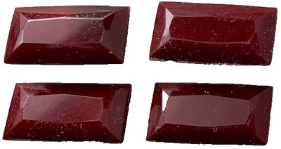 Glass Red Cabochons 16mm Czech 1930's Lot of 8 Antique Original NOS OXBLOOD