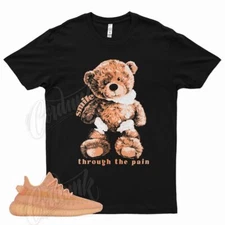 Black SMILE T Shirt for YZ Boost 350 V2 Mono Clay Apricot Orange 380 500 700