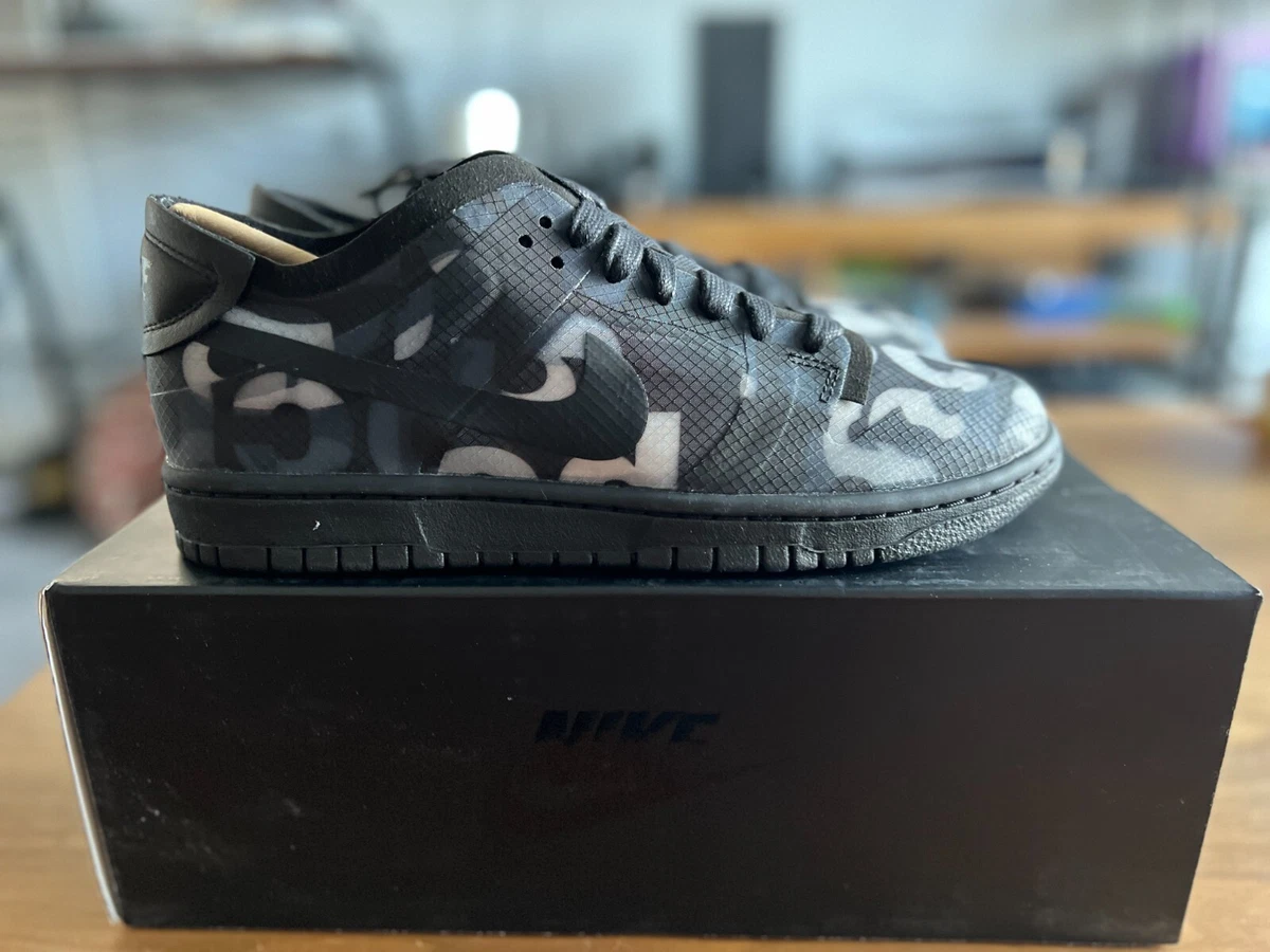 Nike Dunk Low Comme des Garcons CDG Print 9m (10.5w) | eBay