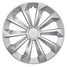 16 Zoll Radkappen Silber glänzend – 4er Set Radzierblenden für Stahlfelgen Neu