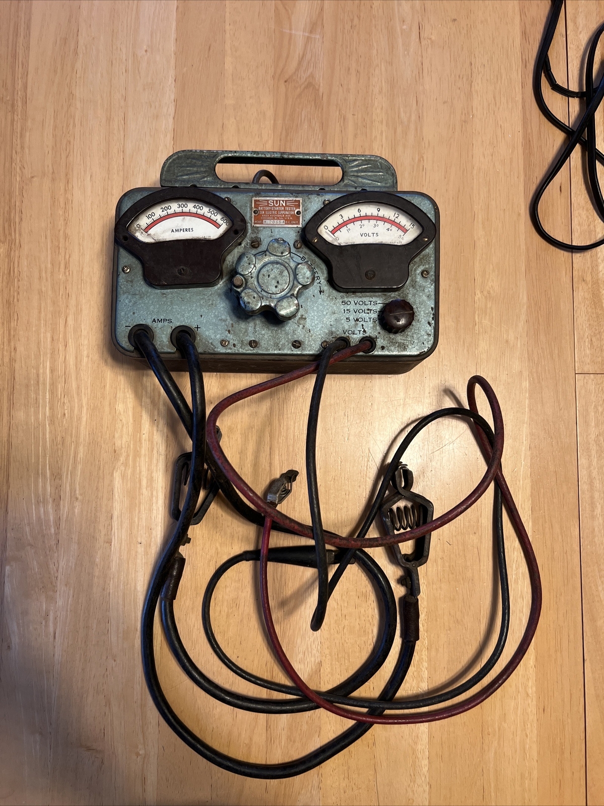 Vintage sun automotive tester. Battery starter tester model Y20654 eBay