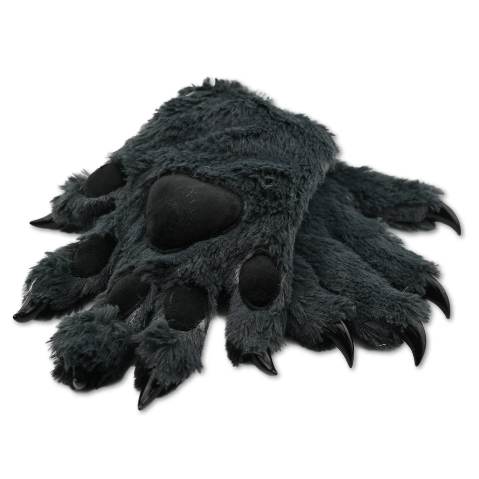 Fursuit Costume Five Finger Paw Gloves with Claws USA SELLER - Image 3 of 4
