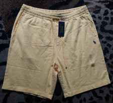 BRAND NEW yellow sweat shorts ralph Lauren. xl