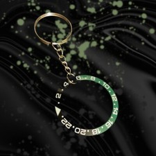 Sprite (GMT Master II) portachiavi inserto lunetta nero e verde ceramica 126720VTNR