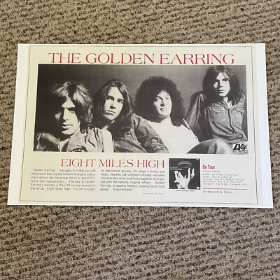 The Golden Earring Eight Miles High Poster 11 x 17 (256)