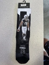 NEW Men’s Strideline Hometown Hero NFL Las Vegas Raiders Socks Josh Jacobs #28