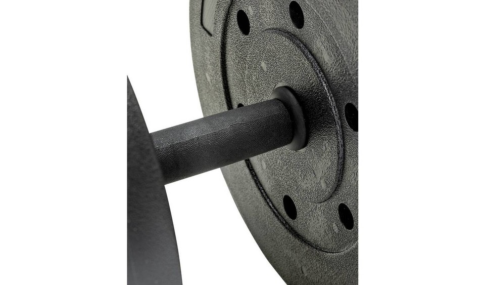 Opti Vinyl Barbell and Dumbbell Weight Set 50kg eBay