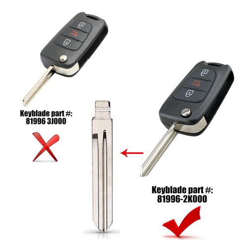 2 Para 2010 2011 2012 2013 Kia Soul Mando a Distancia Llavero Abatible 315MHz NYOSEKTIV11ATX - Imagen 2 de 7