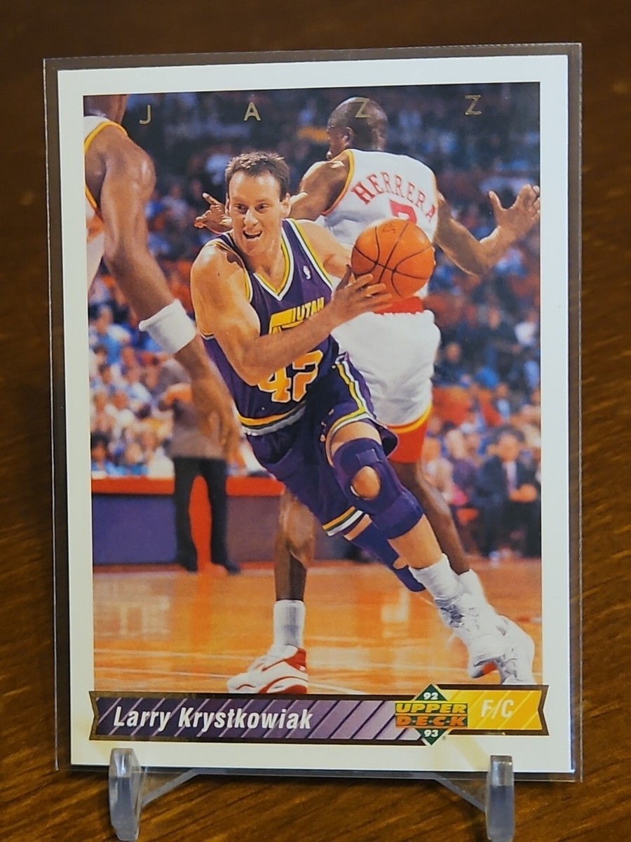 1992-93 Upper Deck Basketball Card #387 Larry Krystkowiak Jazz | eBay