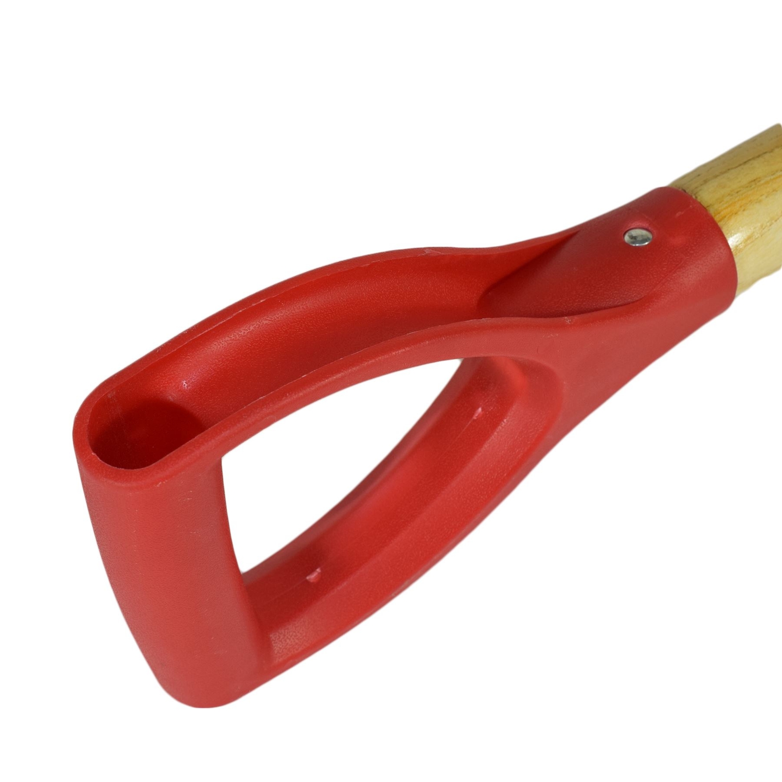 Handle Poly Top Wood Wooden Shaft D Handle Garden Shovel Fork Spade 75cm